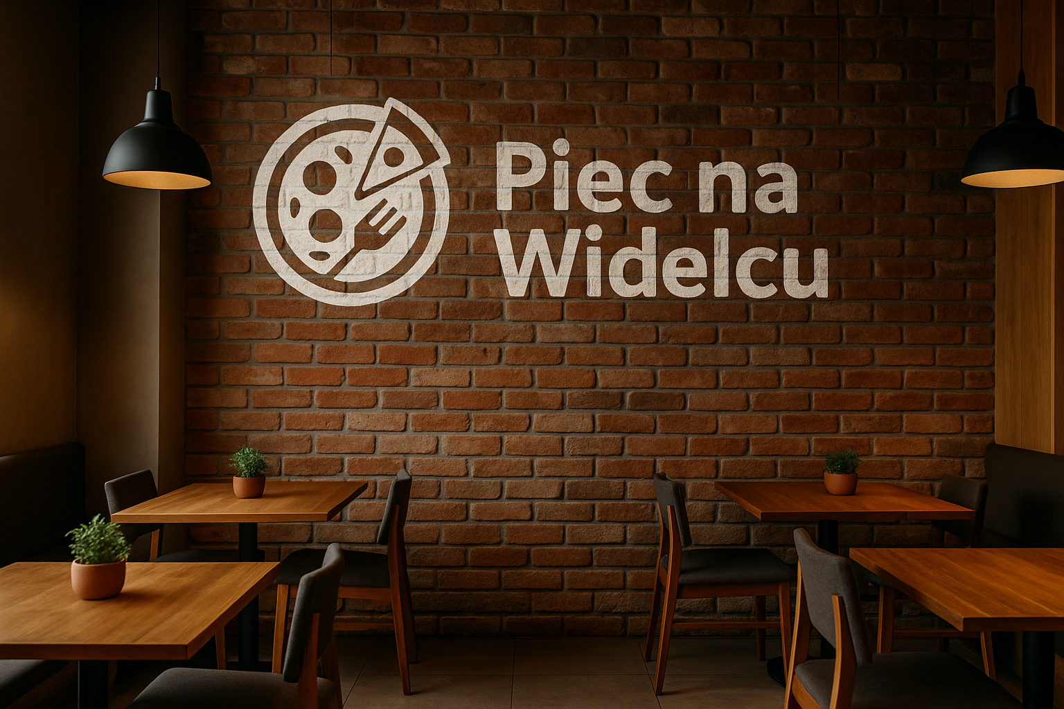 mural piec na widelcu